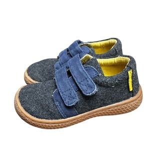 Livie & Luca HAYES CHARCOAL & NAVY NATURAL TEXTILE SNEAKER SHOE Size 6